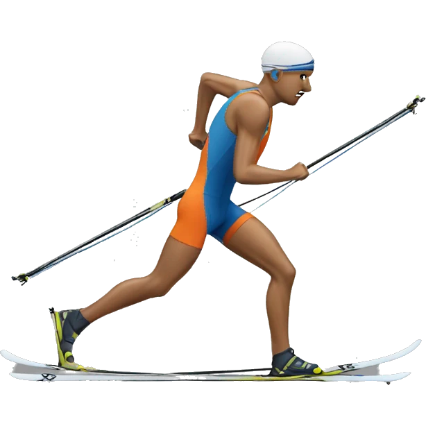 Biathlonist emoji