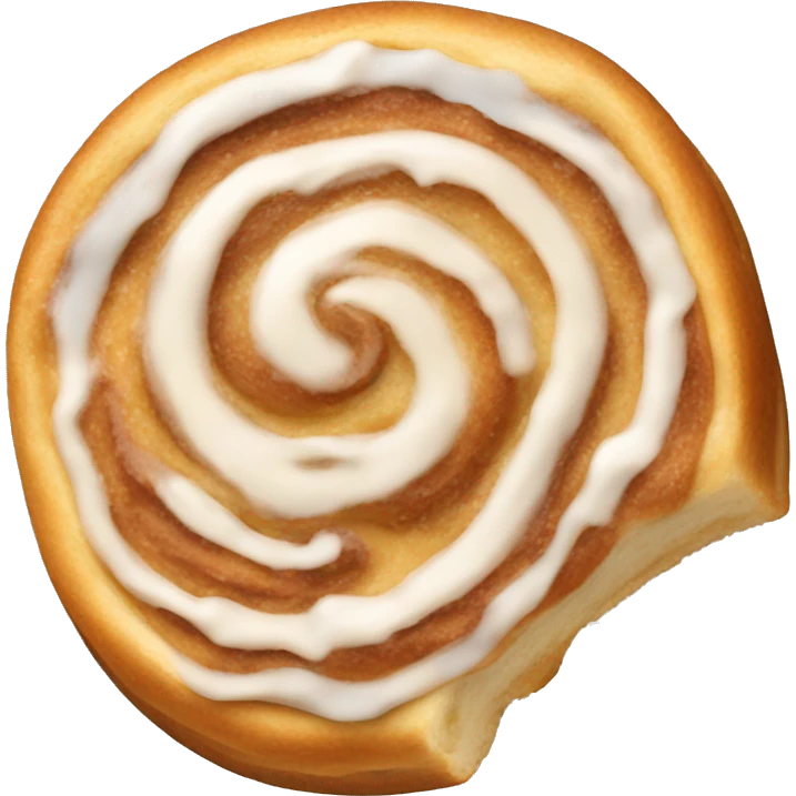 One Light colored cinnamon roll  emoji