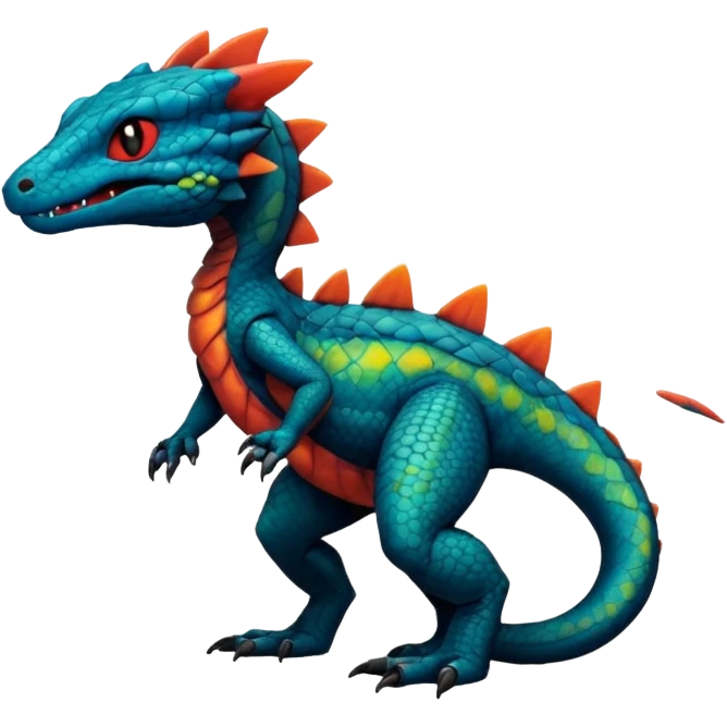 Trico-Salandit-Fakémon-hybrid-creature (full body)  emoji