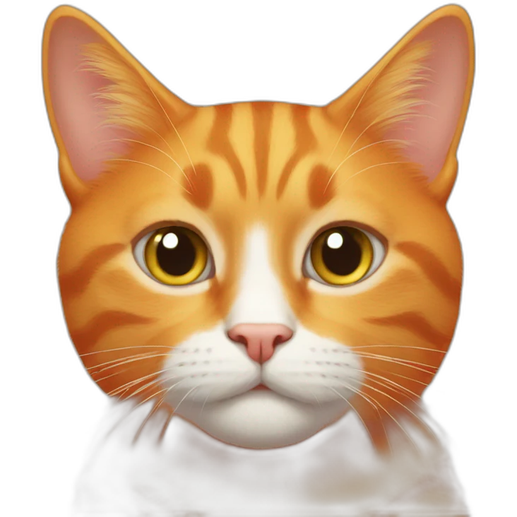 Orange cat emoji