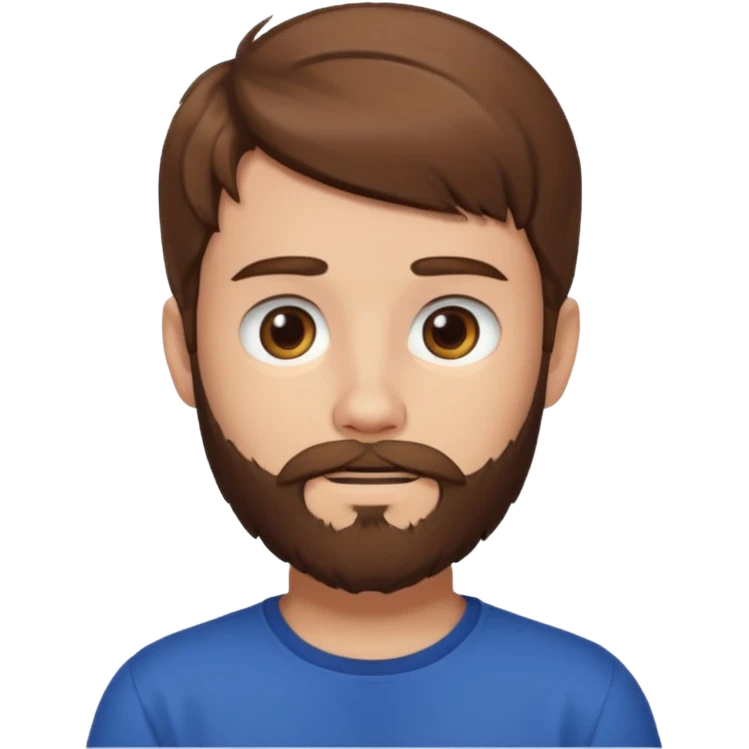 bearded teenage emoji