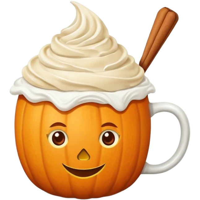 Pumpkin spice latte  emoji