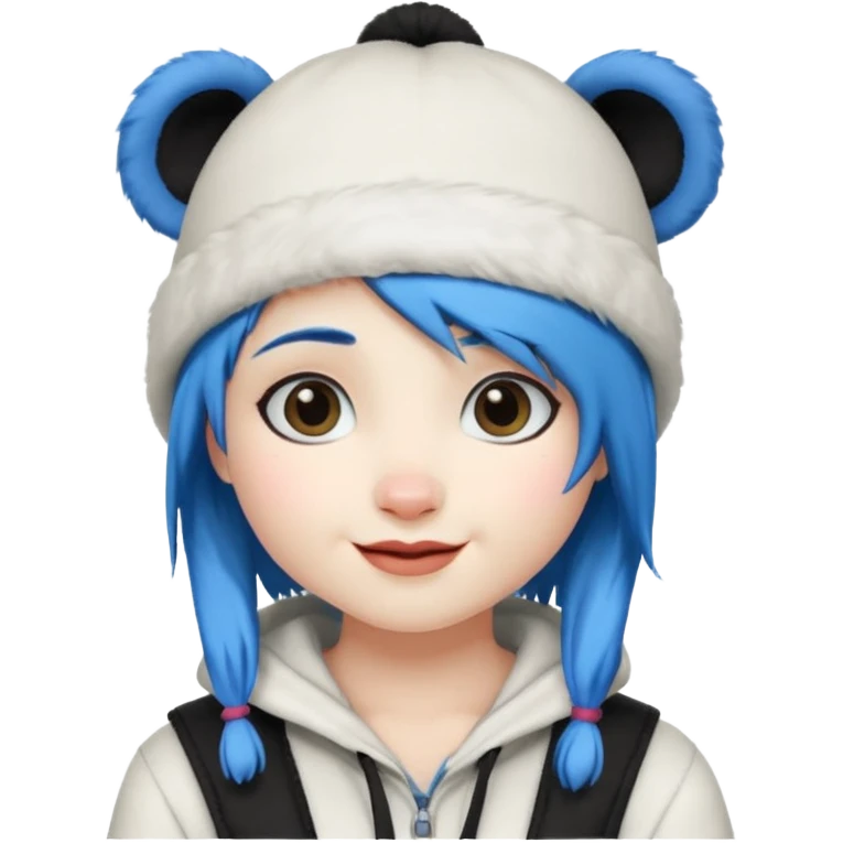 joy inside out blue hairpanda emoji
