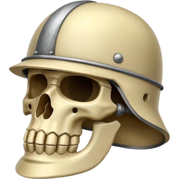 bone helmet emoji