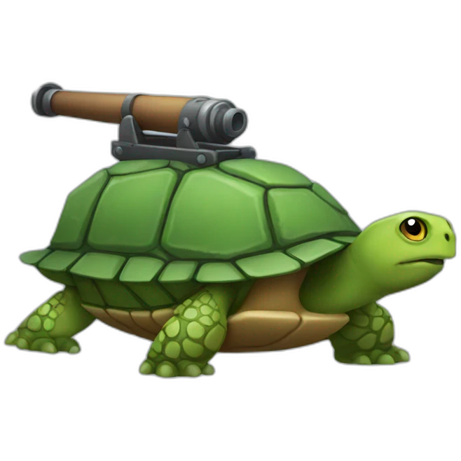 cannon turtle emoji