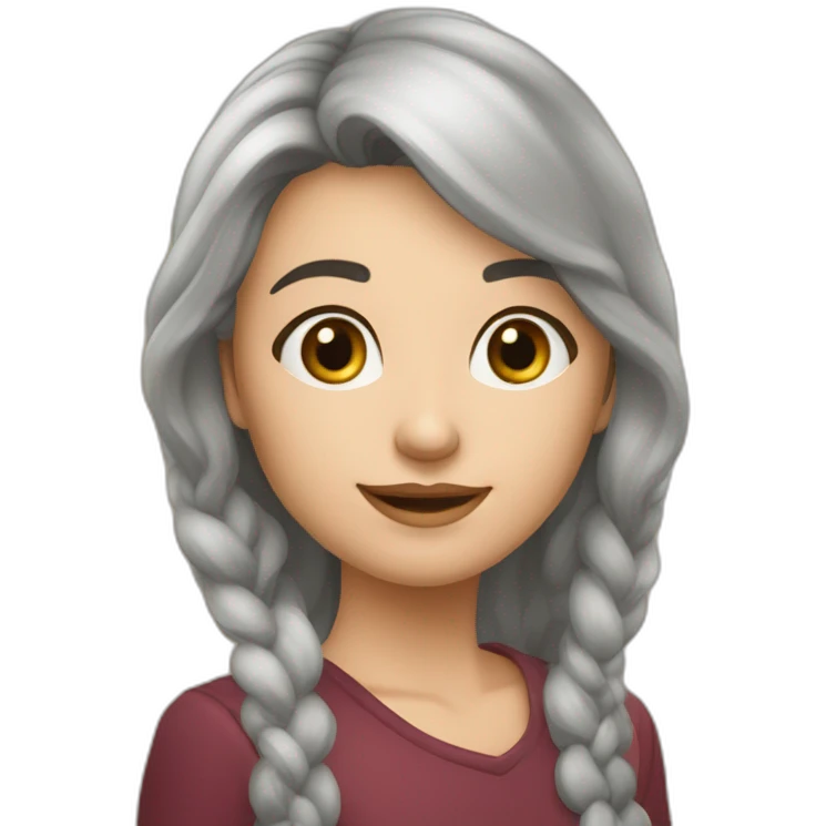 маленька розбійниця із казки Снігова королева emoji