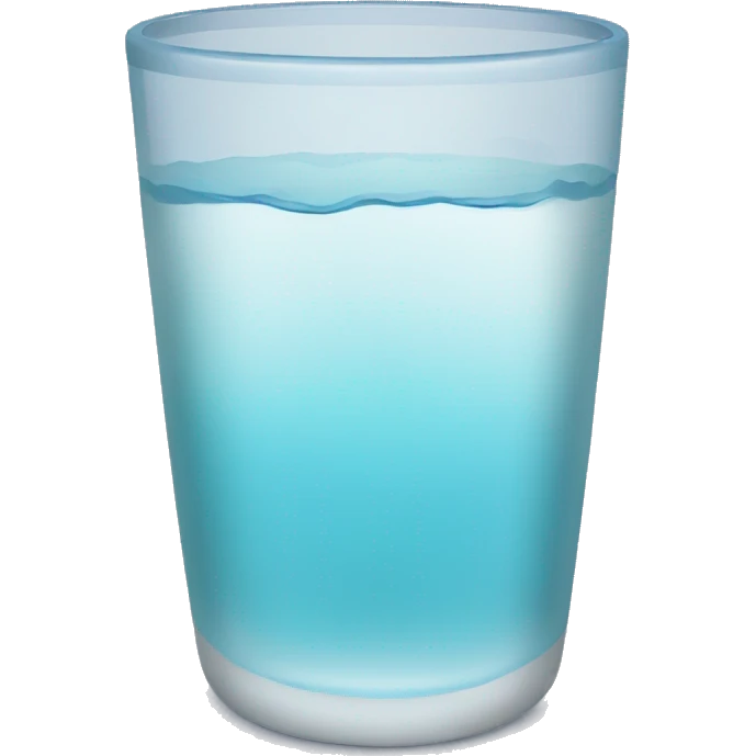 Vaso de agua emoji