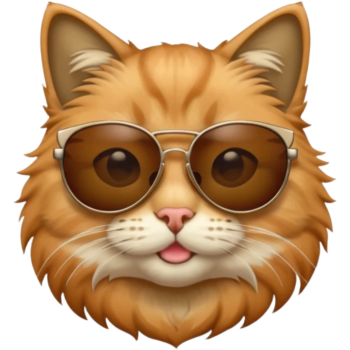 Cat wearing sunglasses emoji