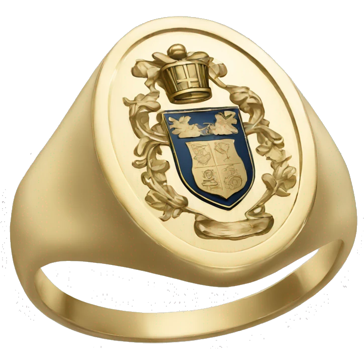 signet ring with family crest emoji