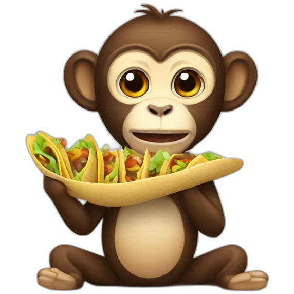 Monkey est tacos emoji