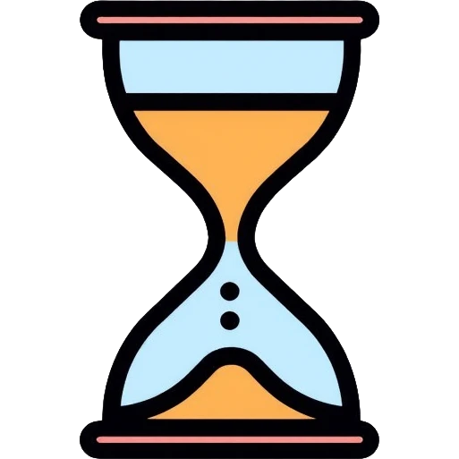 simple hourglass emoji