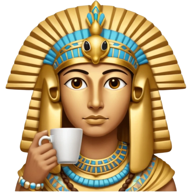 Horus drink coffee emoji