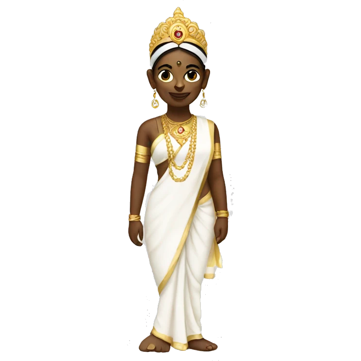 White lakshmi emoji