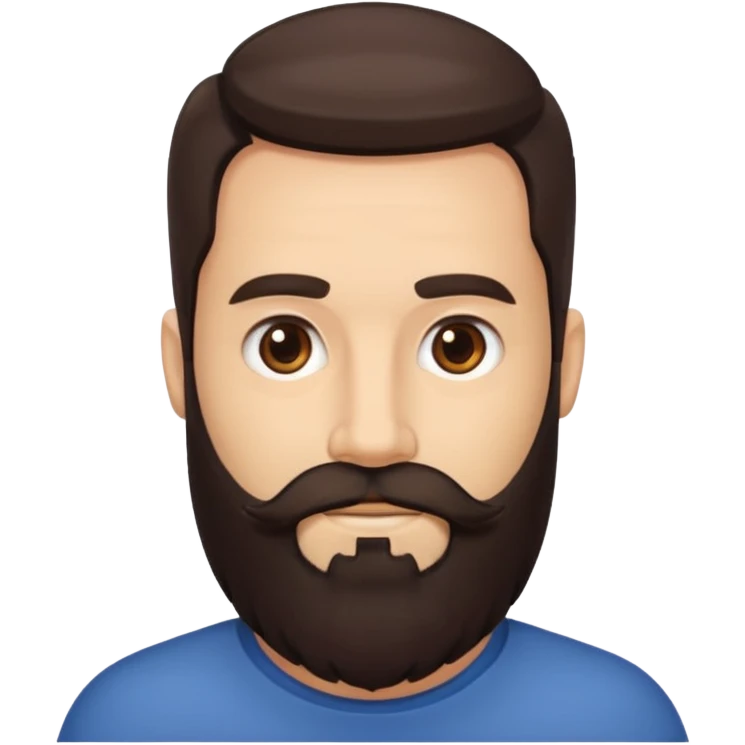 Longer beard. Only the beard, no face emoji
