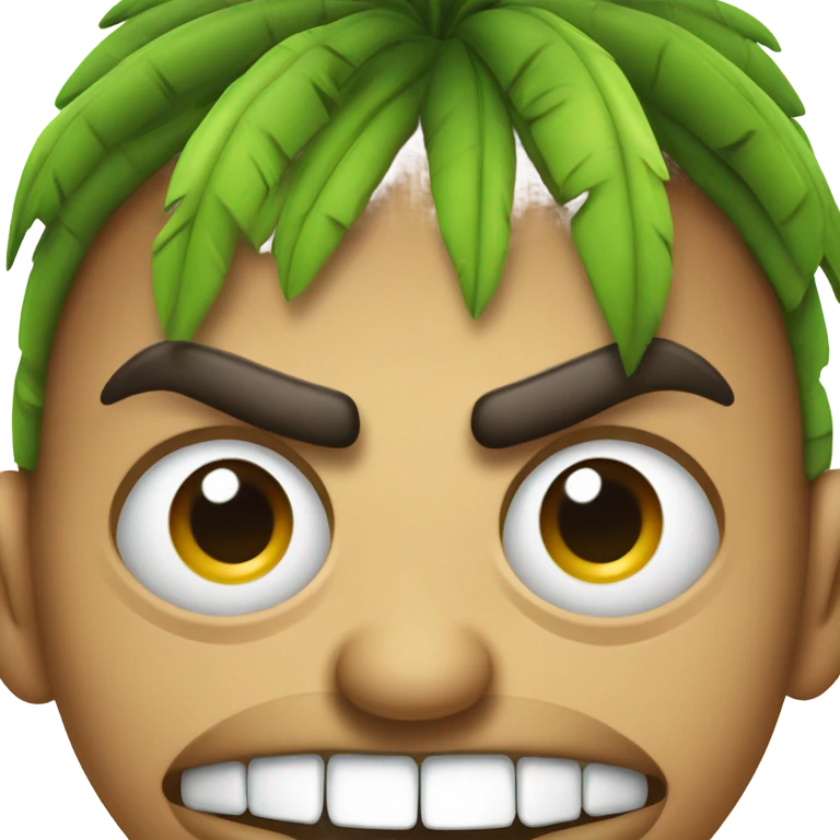 a mix between the palm_tree and rage emoji emoji