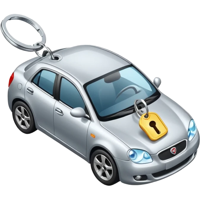 car key with a price tag emoji