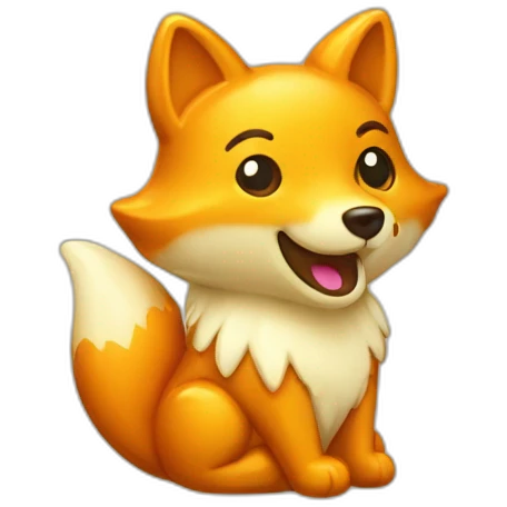 gummy fox gold emoji
