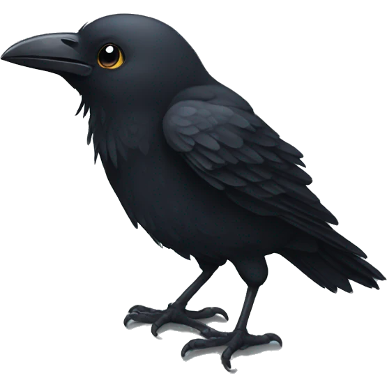 baby crow emoji
