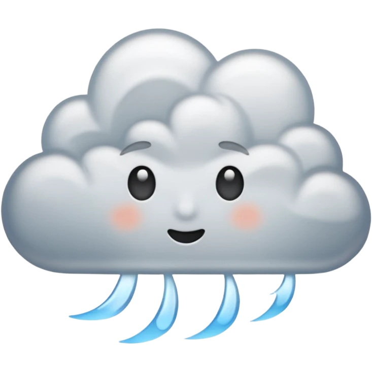 cloud blowing wind emoji