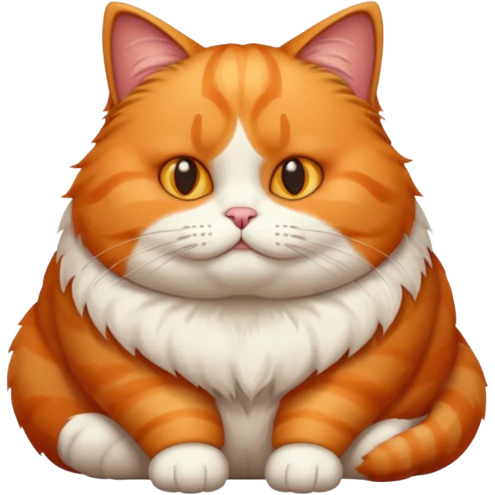 Fat cat emoji