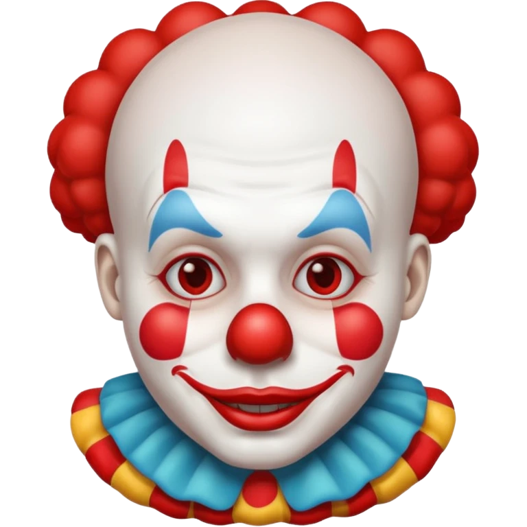 clown without hair emoji