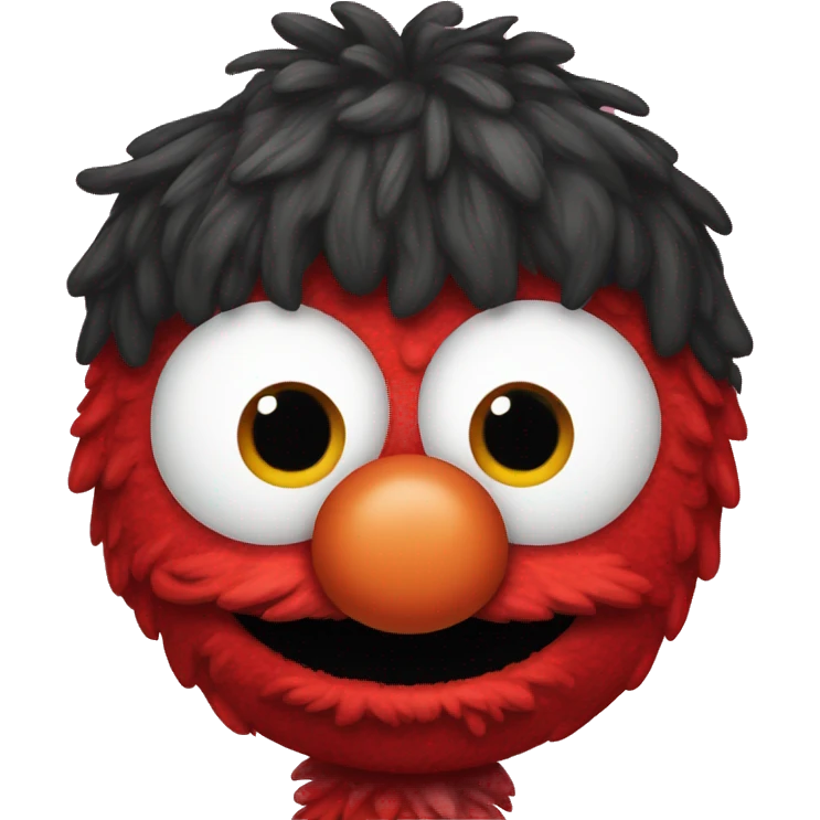 Cute Elmo head emoji