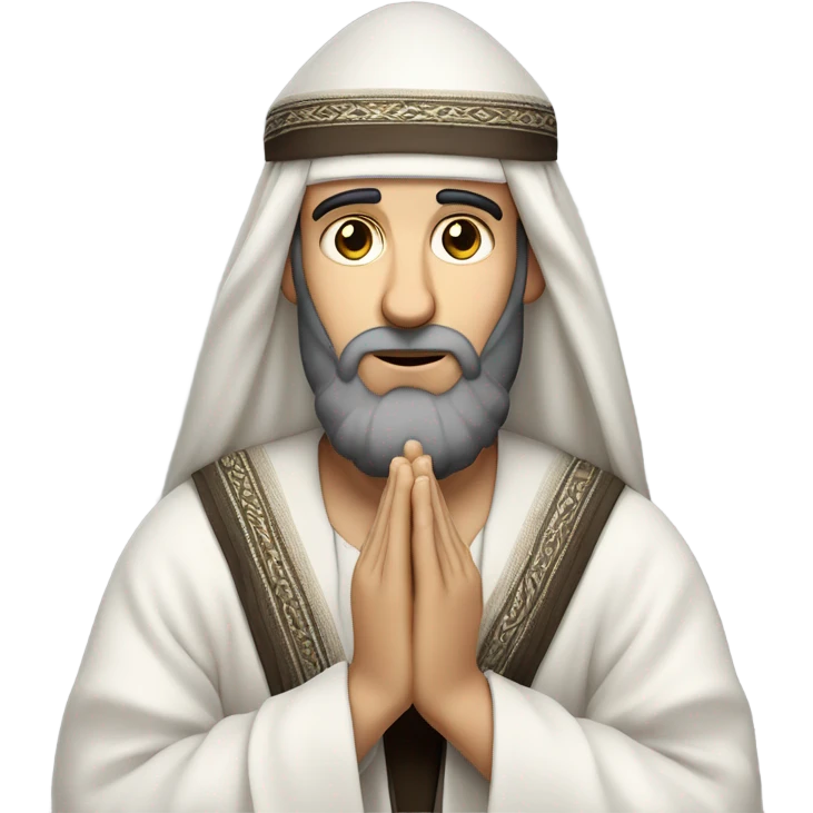 A Jewish man praying  emoji