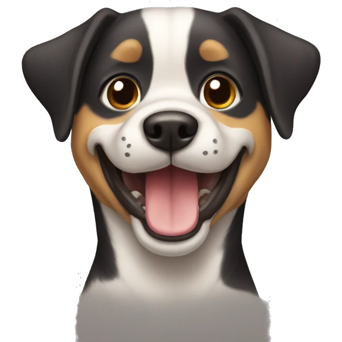 Perro feliz  emoji