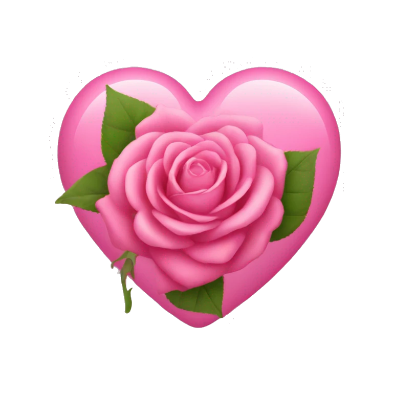 corazón rosa  emoji