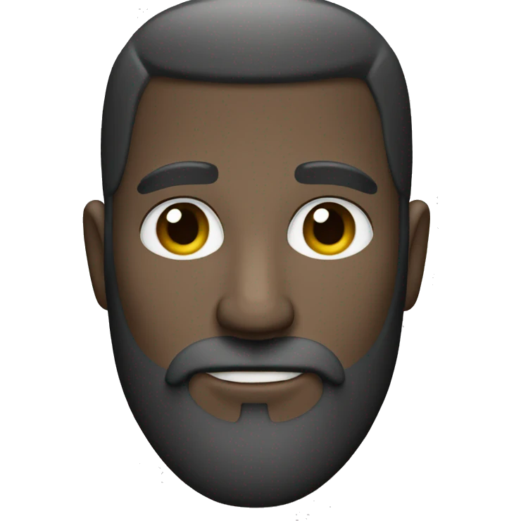50 white man beard black and grey emoji