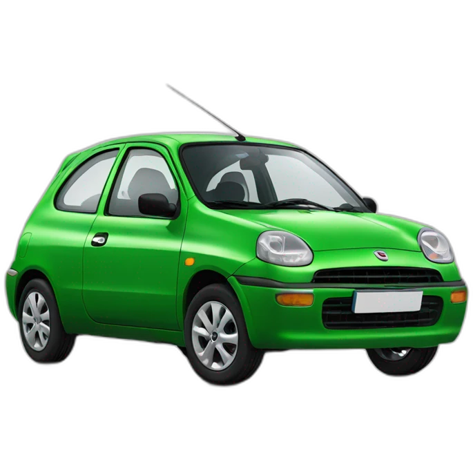 Green nissan micra emoji