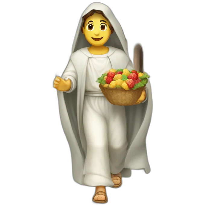 peregrinas caminando por el coto de doñaña para ver a la virgen del rocio emoji