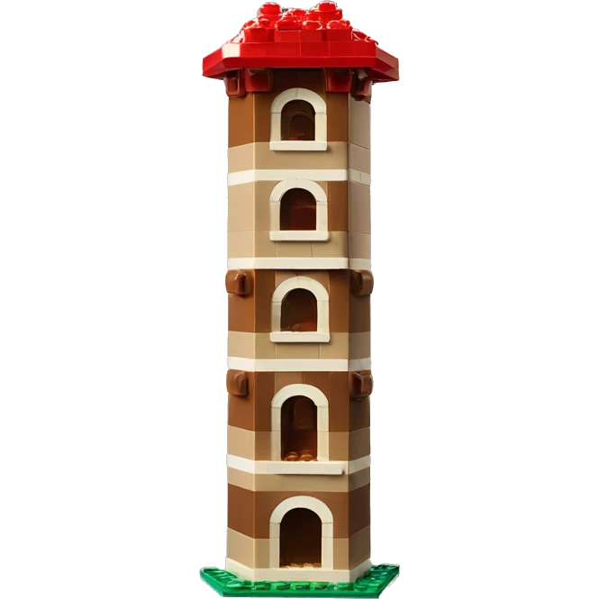 Tower of 3 lego blocks emoji
