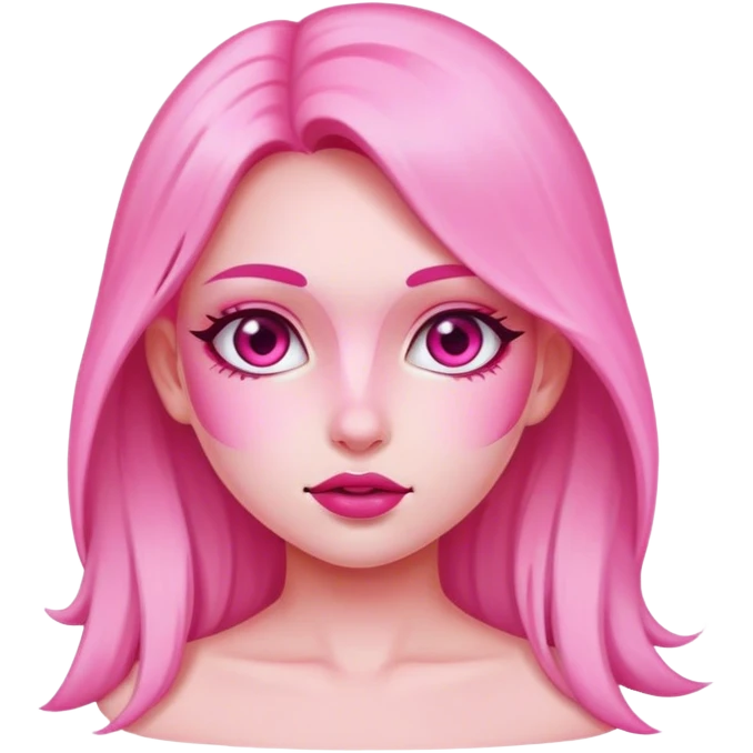 Pink girl emoji