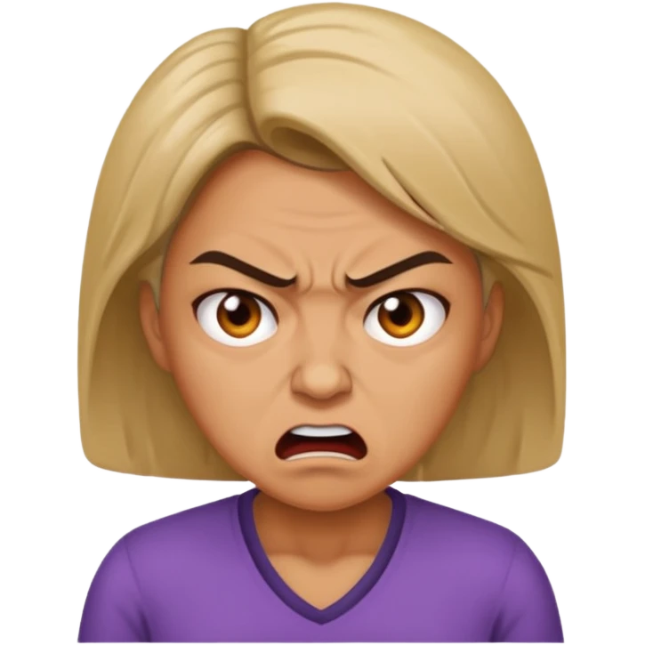 Mad mom emoji