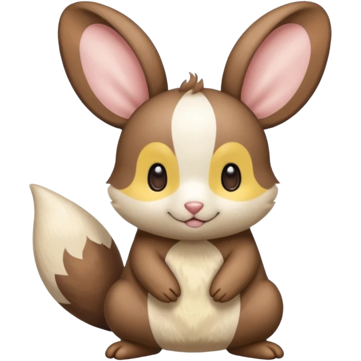 Teddiursa-Minccino-Emolga-fusion  emoji