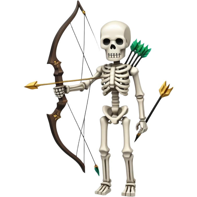 Minecraft skeleton emoji