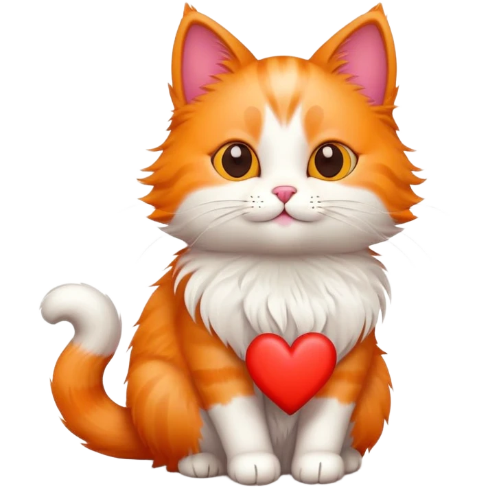 gato con corazón  emoji