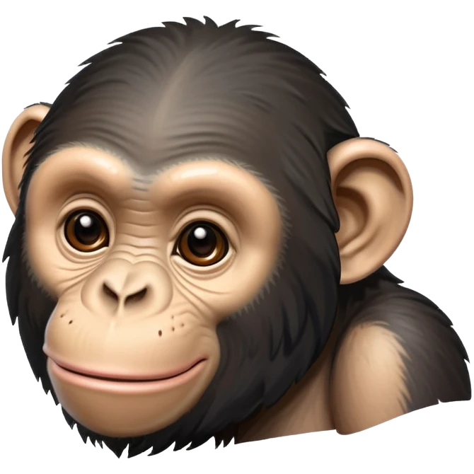 Шимпандзе у которого белая спина где написано артем emoji