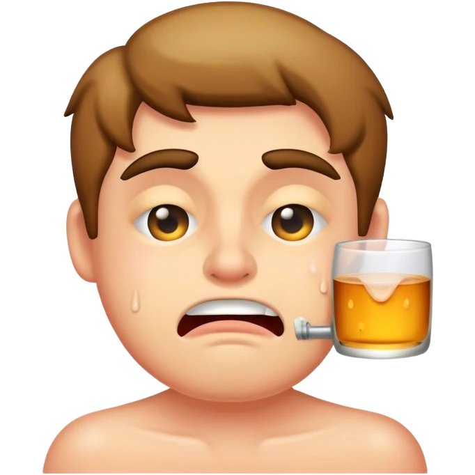 Drunk person  emoji