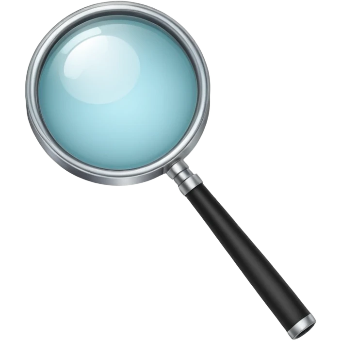 magnifying glass emoji