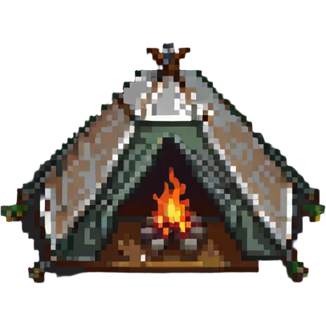 camping tent emoji