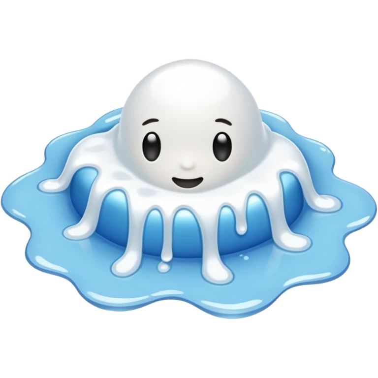 white goo emoji
