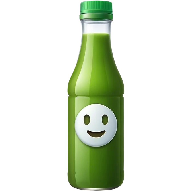 Green juice bottled emoji