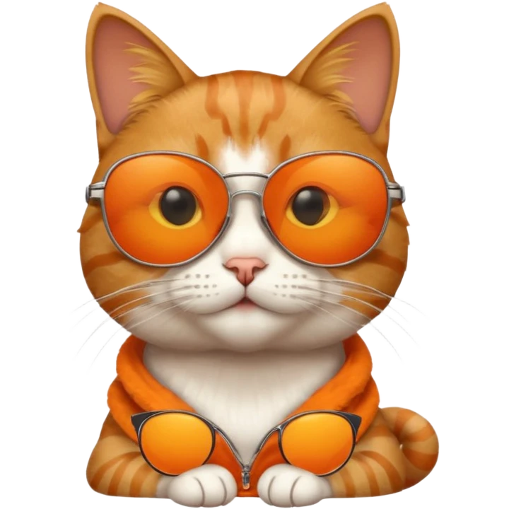 Cat wearing sunglasses emoji