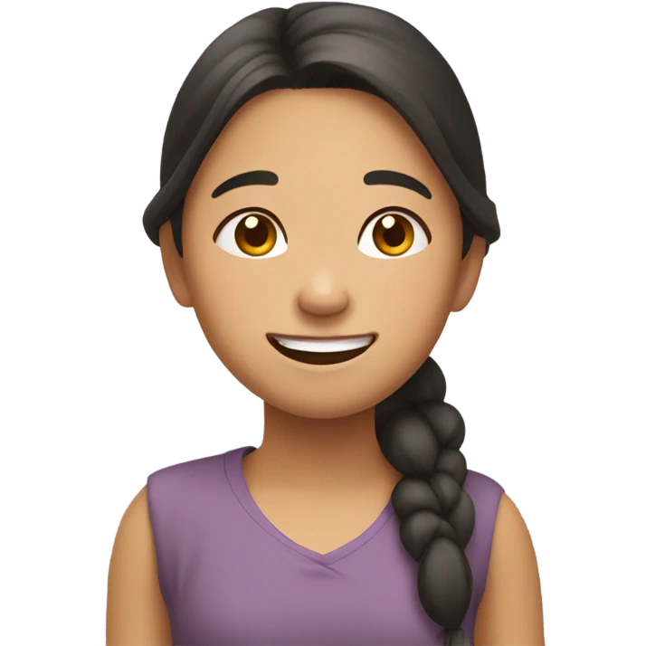 filipino girl nodding head emoji