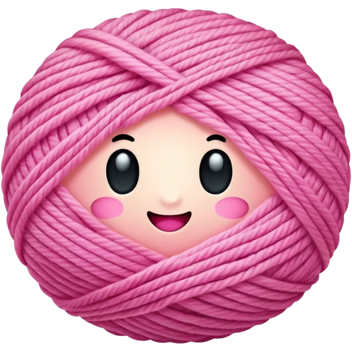 pink yarn emoji