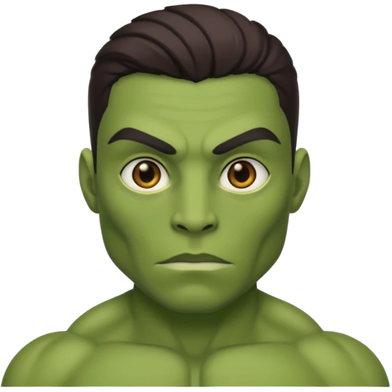 green mutant human emoji