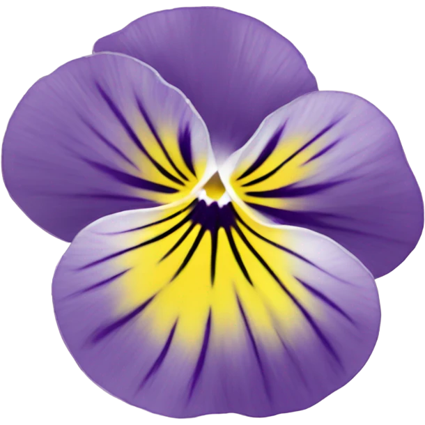 Pansy flower pastel emoji