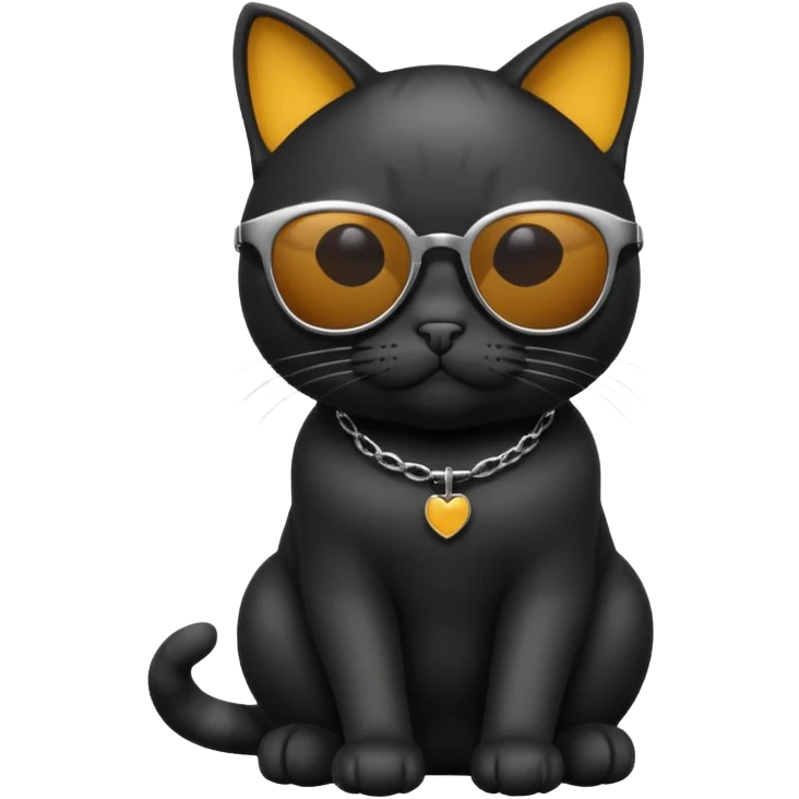 Cat wearing sunglasses emoji